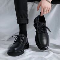 柏潮 男士商务正装鞋 KK黑色款