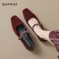 达芙妮 女士婚鞋 2026 平底中式玛丽珍单鞋