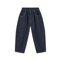  多多家 撞色刺绣 儿童牛仔裤