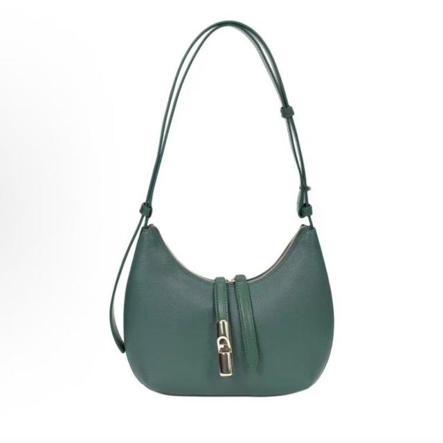 FURLA 【母亲节礼物】复古月牙HOBO单肩斜挎女包轻便百搭小众