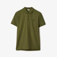 BURBERRY 【马术骑士刺绣】经典纯棉翻领马球衫短袖Polo衫男士