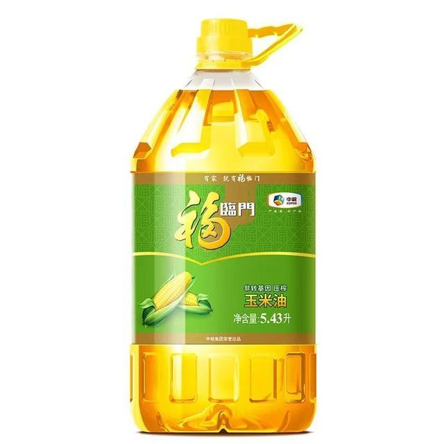 今日必买：福临门 玉米油 5.43升 一级压榨 新日期 家用烘焙 中粮新老包装