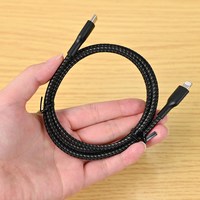 贝尔金 Type-C转lighting编织线 1米