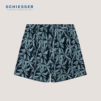 舒雅 男士纯棉印花透气阿罗裤睡裤家居短裤