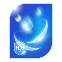 Alcon 爱尔康 舒适氧 水活泉 软性亲水接触镜 月抛 3片装