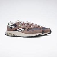 Reebok 24男女款CL LEATHER熊猫黑白缓震蜂巢跑鞋 100074407 36.5