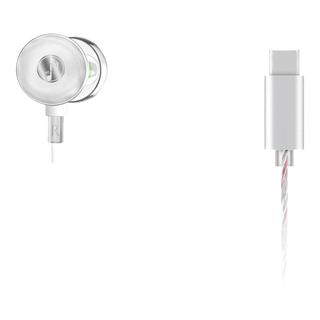 竹林鸟 霜华Z2 入耳式动圈HiFi耳机 3.5mm+Type-C接口 霜华