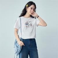 佐丹奴 女装短袖T恤 13396304