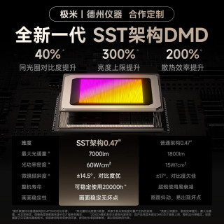 极米投影 极米（XGIMI）X50 Ultra 6000CVIA超亮 4K超清 旗舰投影仪家用三色激光