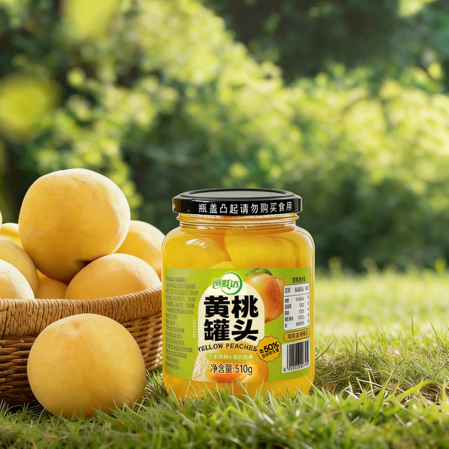 沂蒙山 日期新鲜黄桃罐头510g*2瓶