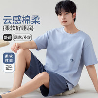 移动端、京东百亿补贴：浪莎 男士睡衣家居服套装 2026