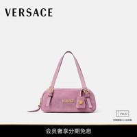 VERSACE 女士 Tag绒面革保龄球单肩包 1LI4V-粉色+金色 常规