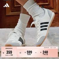 adidas 「冰淇淋T头鞋」VS JOG 2.0复古薄底运动鞋阿迪达斯轻运动   汉玉白/浅灰/黑色   40.5