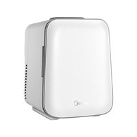 移动端：美的 小冰箱美妆车载冰箱家用宿舍冷热两用化妆品热中药冰箱保温4L