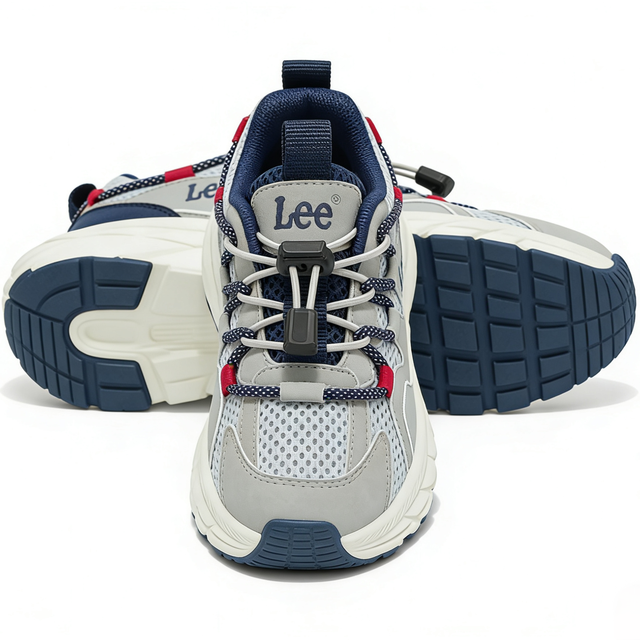 LEE KIDS 儿童网面跑步鞋 藏青色