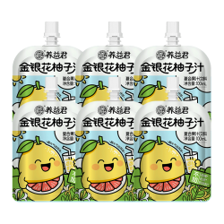 养益君 金银花柚子汁 100ml*6袋