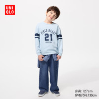 优衣库 棉混纺 儿童T恤 150