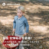  white wheat 纯棉 儿童卫衣 薄荷绿 100