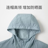 SCHIESSER/舒雅 轻薄透气 男士防晒衣 蓝色 XL