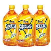 康师傅 冰红茶1L*8大瓶整箱批发柠檬茶饮料