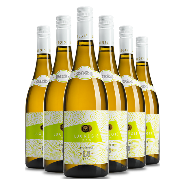 芬芳四溢，夏日山泉：類人首 宁夏贺兰山东麓 L6霞多丽 干白葡萄酒 750ml*6支 整箱装
