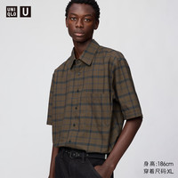 UNIQLO/优衣库 女士衬衫 39 棕黑色