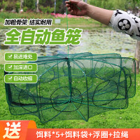 神鲨 10孔直径80鱼网虾笼自动折叠渔具