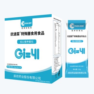 辰欣 DGI低升糖营养餐 代餐蛋白粉 25g/20条*1盒