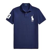 RALPH LAUREN 拉夫劳伦 经典大马标棉质修身 POLO衫 海军蓝 XS