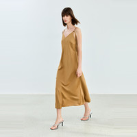 移动端：LILY 垂顺光泽感 女士吊带裙