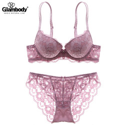 Glambody MAGIC NATURAL LINE 女士蕾丝聚拢文胸套装 842002