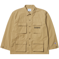 Champion 春季休闲刺绣LOGO长袖翻领夹克