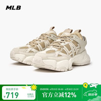 MLB 鞋子男女款复古做旧跑步鞋脏脏鞋运动鞋3ARNP015N-07BGL-235 洛杉矶道奇队/浅米色3ARNP015N 37.5 (235mm)
