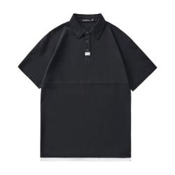 罗蒙 1053黑色 XL 凉感翻领男士POLO衫