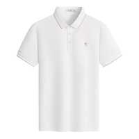  DANCING WOLVES/与狼共舞 抗菌 男士短袖POLO衫