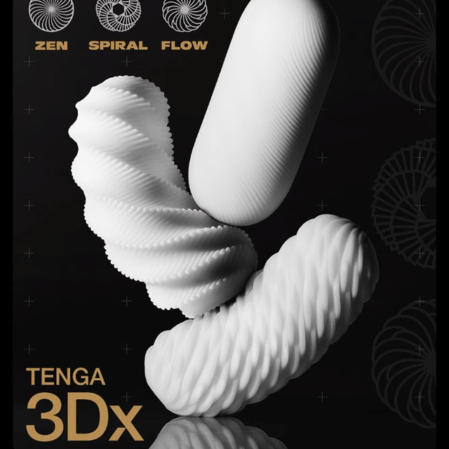 TENGA TDX系列 3Dx-SPIRAL 手动飞机杯 （禅意/螺旋/流体三款可选）