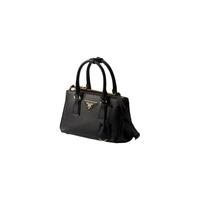 PRADA 普拉达 Galleria系列Saffiano女士小牛皮拉链单肩手提包1BA906VDOO-NZV-F0002 黑色 迷你