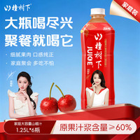 冠芳 山楂树下 山楂果汁果肉饮料 1.25L*6瓶