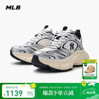 MLB 厚底 女士运动鞋  纽约洋基队/象牙色 36.5 (230mm)