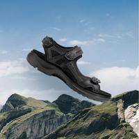 ecco 女鞋 舒适耐磨徒步越野运动凉鞋 越野 822253