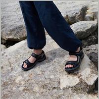 ecco 魔术贴缓震沙滩鞋运动凉鞋女 越野069563