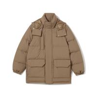 LACOSTE 男士秋冬宽松舒适百搭中长款羽绒服