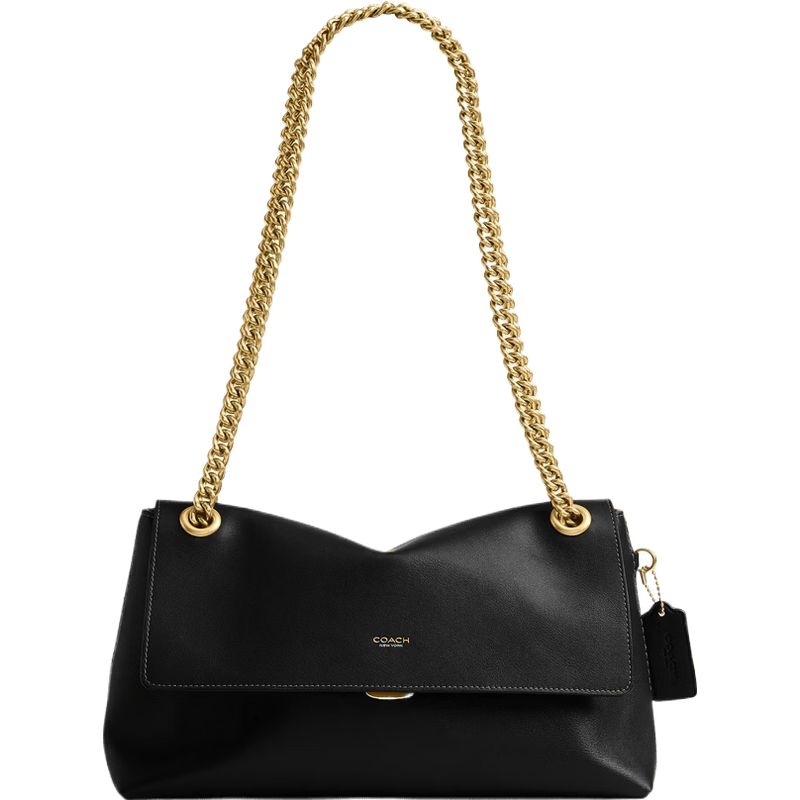 COACH/蔻驰 CHAIN CHELSEA 30号单肩包 黑色