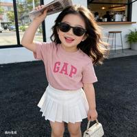 Gap 男女童2026春款logo印花圆领短袖T恤童装上衣