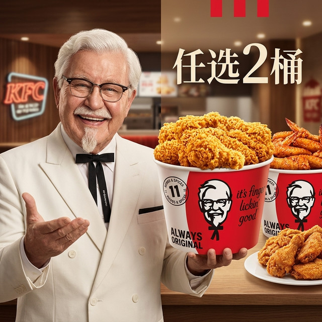 今日必买：肯德基 2桶20翅