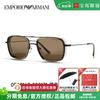 EMPORIO ARMANI 新款太阳镜男女款高级感时尚眼镜0EA2162 0EA2162-300171黑框+透棕绿色