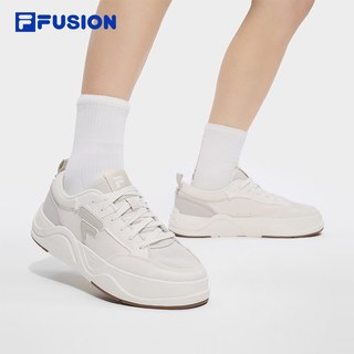 FILA FUSION 斐乐融合小白鞋 男子厚底增高休闲板鞋