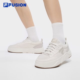 FILA FUSION 斐乐融合小白鞋 男子厚底增高休闲板鞋