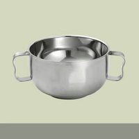 HLK 不锈钢304儿童碗亲子食品级防烫碗双耳双层亲子碗家用卡通宝宝碗