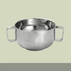 HLK 不锈钢304儿童碗亲子食品级防烫碗双耳双层亲子碗家用卡通宝宝碗
